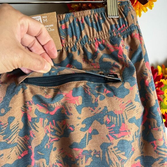 prAna Mens Metric E-Waist Swim Short MEDIUM / 8"L in Fresca Camo - Picture 4 of 9